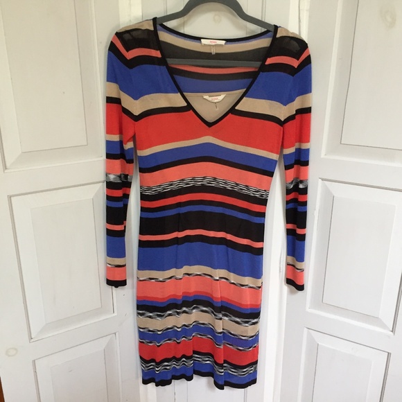 Trina Turk Dresses & Skirts - Trina Turk Multicolor Striped Long Sleeve Dress